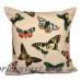 August Grove Swan Valley Butterflies Animal Outdoor Throw Pillow ATGR6042